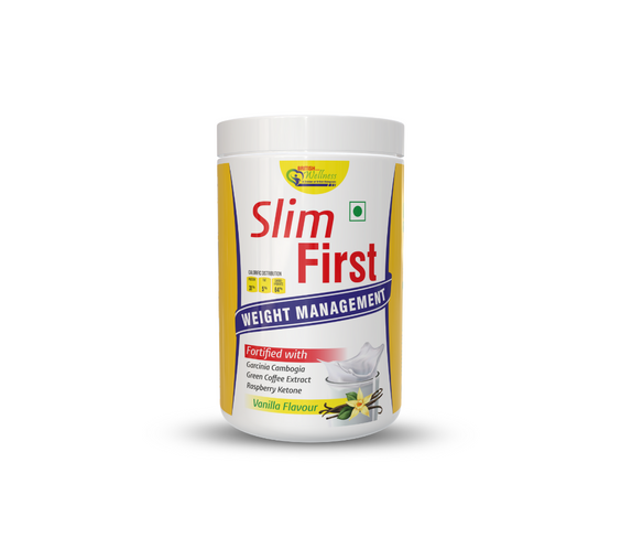 British Life Sciences SlimFirst Weight Management Shake | 32 Essential Nutrients | Whey Protein | Sugar-Free & Gluten-Free | Cholesterol-Free | Digestive Support, Low-Calorie | 400 gm - shopbritishbiologicals