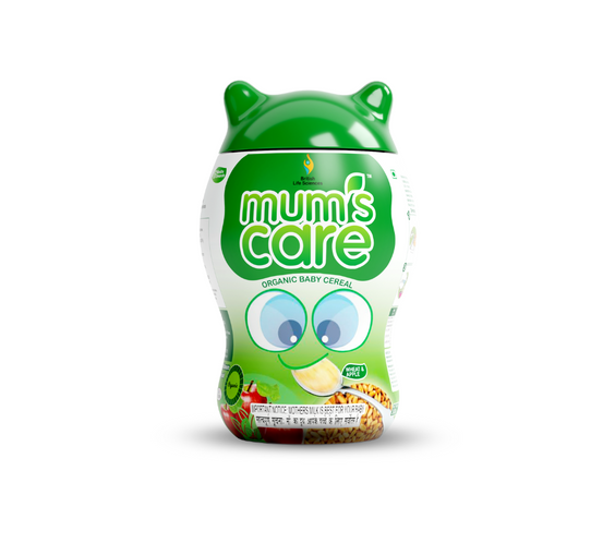 British Life Sciences Mum’s Care Baby Cereal | Wheat & Apple Cereal | Certified Organic ingredients | From 6 Month Onwards | Infant Cereal | Rich in Fibre | Easy to Digest | 400 gm - shopbritishbiologicals