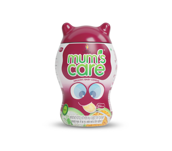 British Life Sciences Mum’s Care Baby Cereal | Rice & Moongdal Cereal | Certified Organic Ingredients | From 6 Month Onwards | Infant Cereal | Protein, Calcium & Iron for Babies | Easy to Digest | Rich in Fibre | 400 gm - shopbritishbiologicals