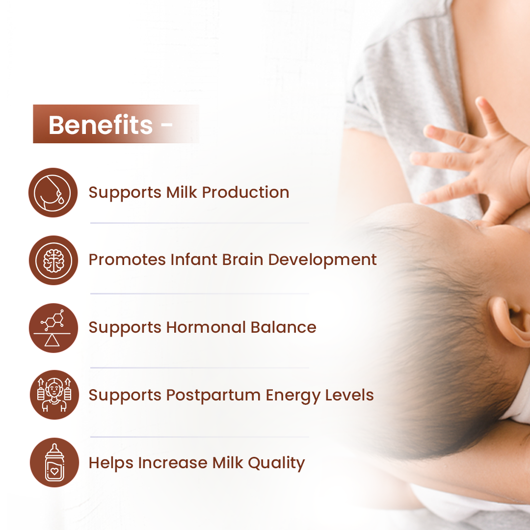 British Life Sciences Natocare Lactation Supplement | Breastfeeding Supplement | Shatavari, Silymarin & Fenugreek Extracts | Healthy Breast Milk Supply | Calcium & Vitamin D | Dutch Chocolate Flavor | 200g - shopbritishbiologicals