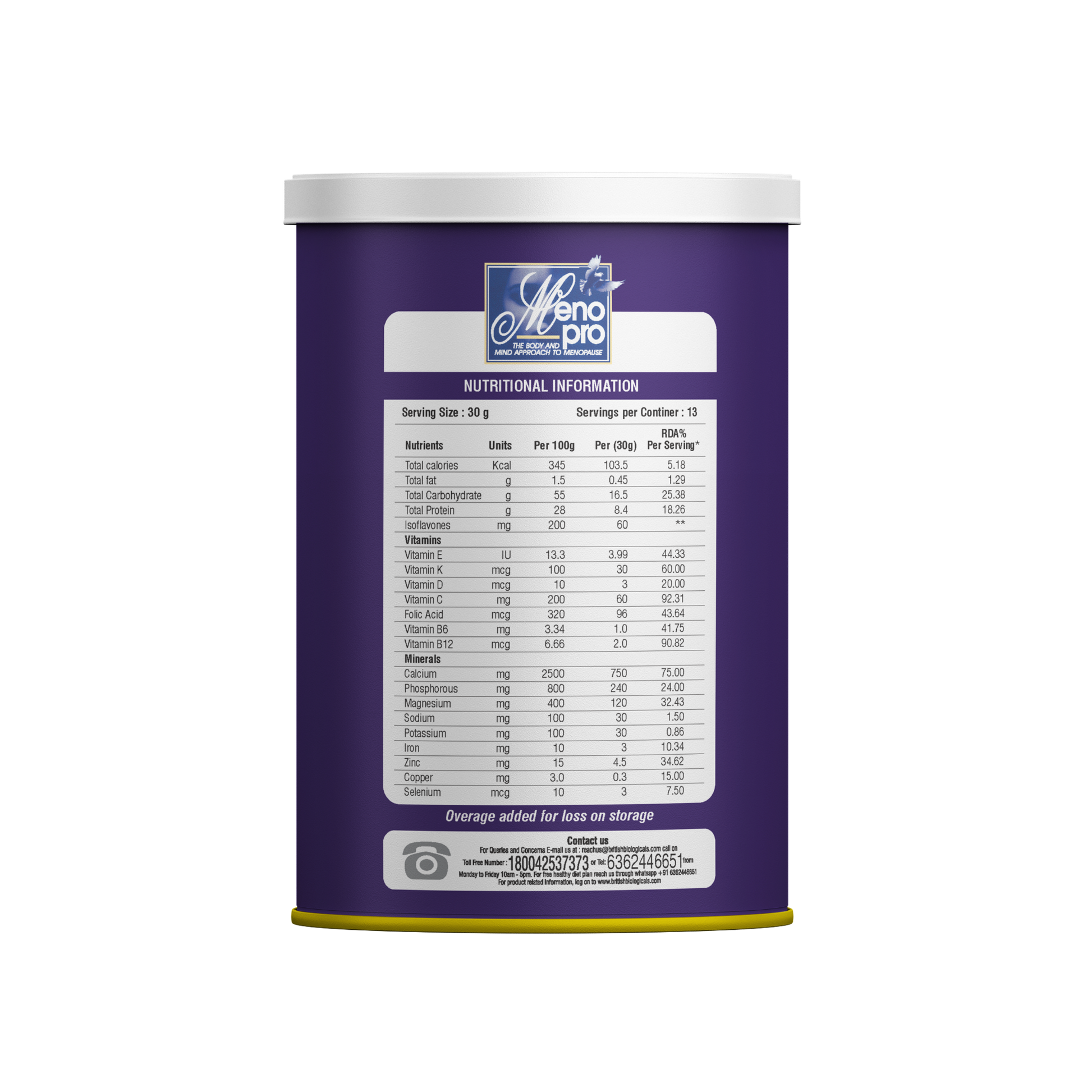 Meno Pro menopause support supplement bottle with capsules, promoting hormonal balance, bone health, and overall well-being for women.